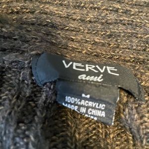 Verve Ami brown sweater cardigan in size medium